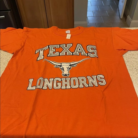 vtg usa made TEXAS LONGHORNS t-shirt XL university UT Austin football 90s - Picture 1 of 5